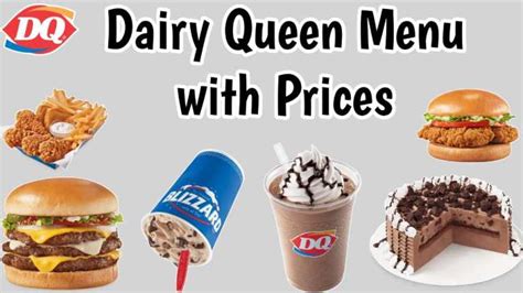 Dairy Queen Menu With Prices 2025 Usa Updated