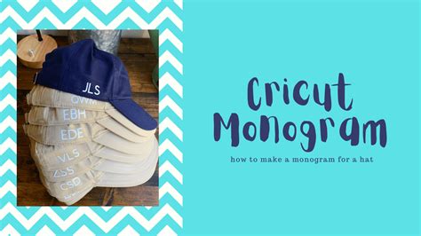 How to Make a Monogram on Cricut (for a Hat) - the momma llama