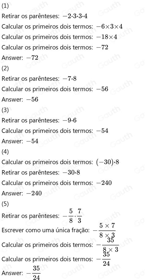 Solved Resolva As Multiplica Es A Seguir E Escreva Duas Divis Es