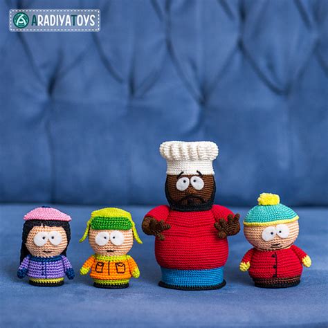 Ravelry South Park Bundle 1 Patterns