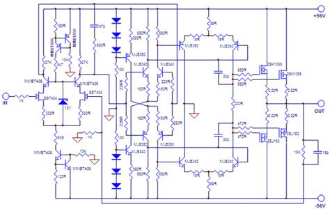 HiFi Power Amplifier – Electronics Projects Circuits