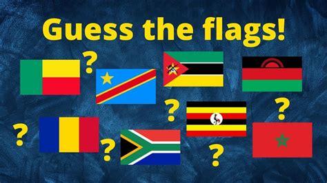 Guess The National Flag African Flag Quiz Quiz Flags Africa Youtube