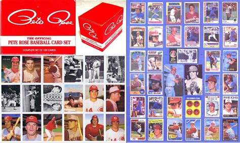 1985 Topps Pete Rose Complete Set In Factory Box 120 Cards