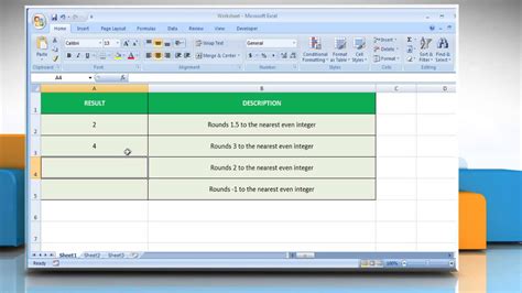 How To Use The Even Function In Excel Youtube