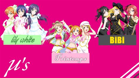 Love Live! Muse Subunits Wallpaper by GoldenBeato on DeviantArt