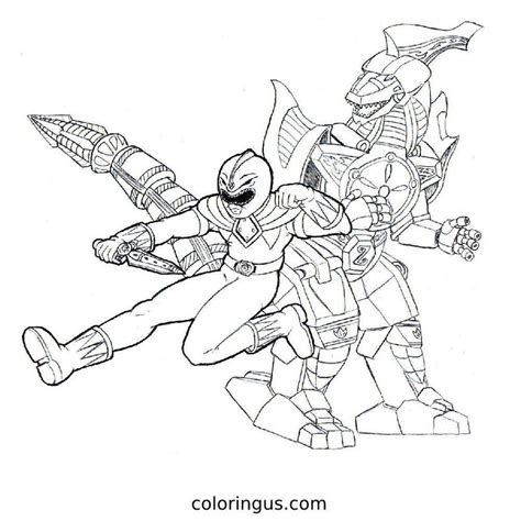 Power Rangers Coloring Pages Free Printable Pdf