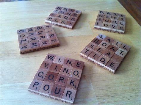 Scrabble Tile Coasters Scrabble Tiles Coasters Tile Coasters