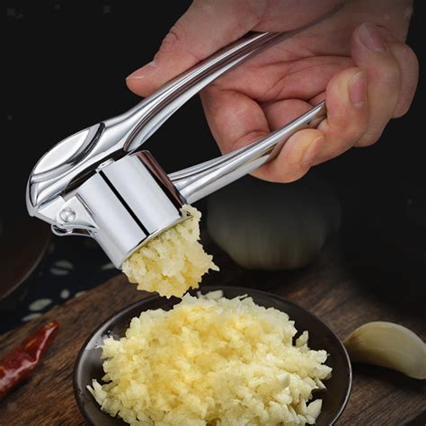 Garlic Press Ginger Crusher Zinc Alloy Garlic Mincer Professional