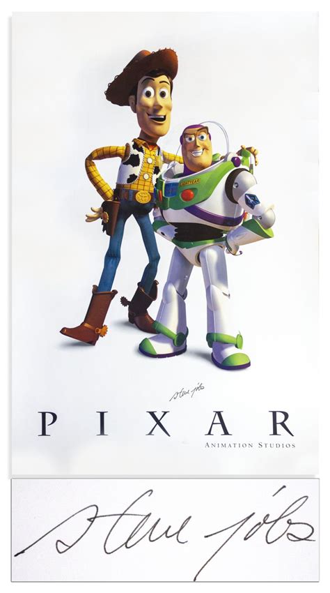 Pixar Animations Studios Poster Signed by Steve Jobs to Be Auctioned ...