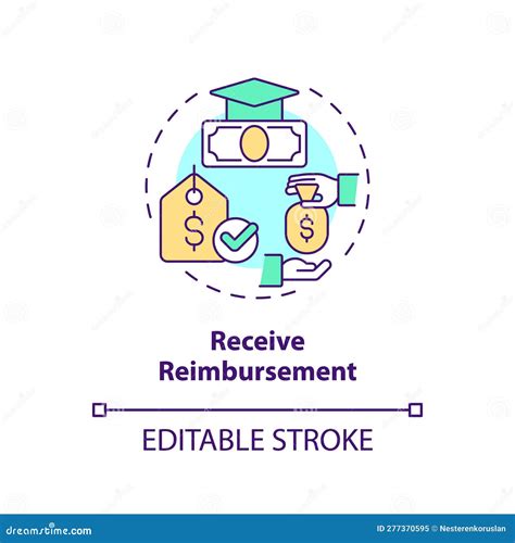 Reimbursement Concept Icon Vector Illustration | CartoonDealer.com