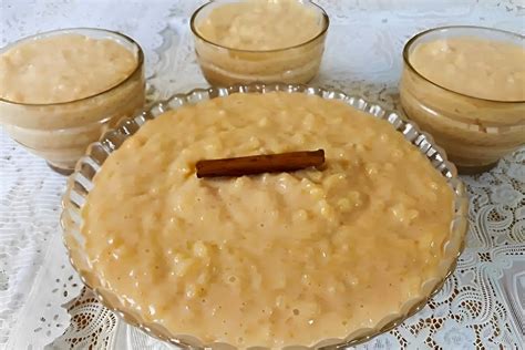 Arroz doce açúcar queimado uma novidade deliciosa para a sua festa