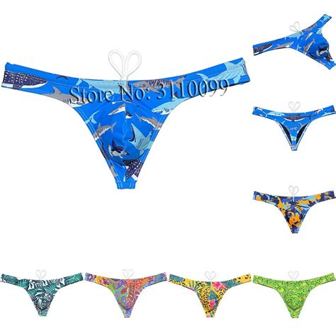 Polychrome männer Badeanzug Bikini Bademode Futter Schwimmen Tanga Badehose Bademode AliExpress