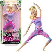 Boneca Barbie Feita Para Mexer Loira To Move Articulada Shopee Brasil