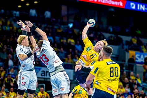 Wettballern geht an Löwen Rhein Neckar Löwen DAIKIN Handball