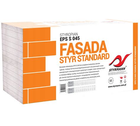 STEROPIAN ELEWACJA FASADA 045 3cm Paczka 10m2 FASADA045 Cena