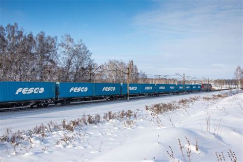 Fesco отправила первый поезд из Казани во Владивосток с грузами для ...