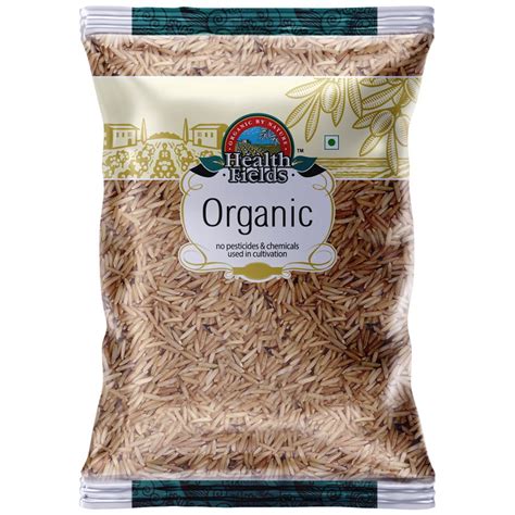 Buy Health Fields Organic Brown Basmati Rice 1 Kg