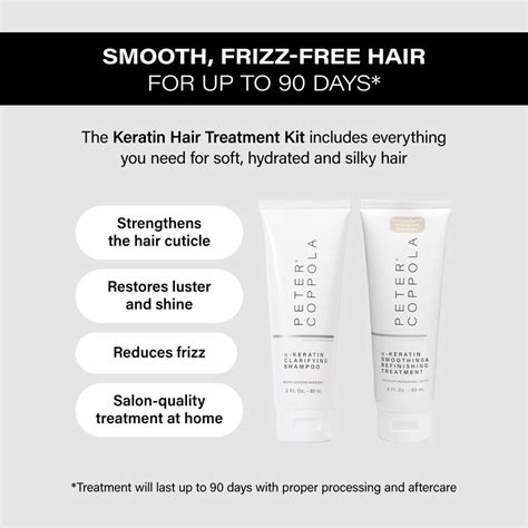 Keratin Hair Treatment Kit At Home Keratin Treatment Straightens