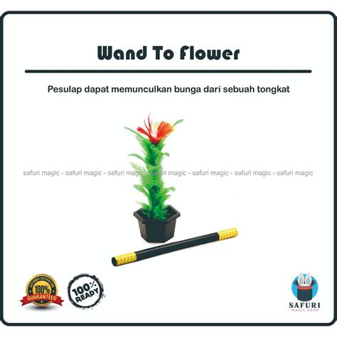 Jual Alat Sulap Wand To Flower Sulap Tongkat Bunga Sulap Bunga