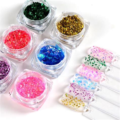 Buy 1g Sequins Holographic Chameleon Irregular Paillette Confetti