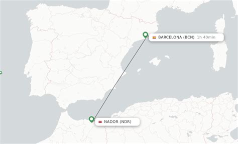 Direct Non Stop Flights From Nador To Barcelona Schedules