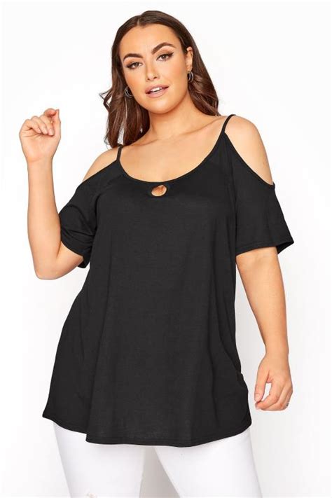 Plus Size Cold Shoulder Tops And Bardot Tops Yours Clothing