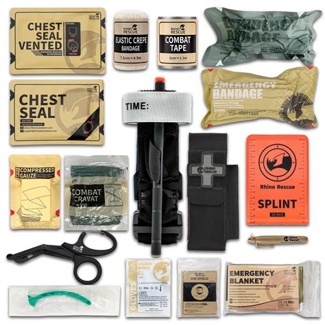 Rhino Rescue Tactical Trauma Kit To Configure Survival Kit Outdoor