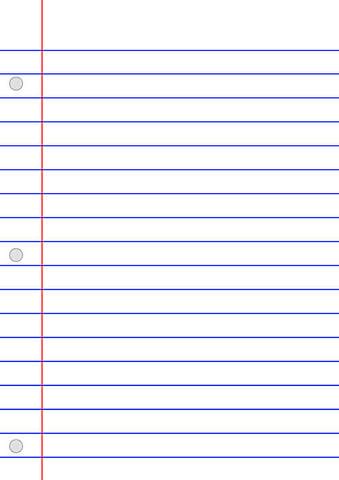 papier primaire ligné à imprimer - Observer