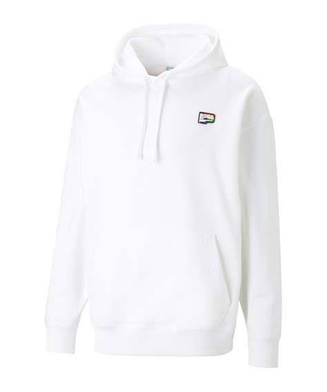 Puma Downtown Pride Hoody Weiss F Lifestyle Freizeitbekleidung