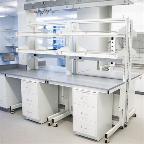 Mobile Laboratory Bench Sigma Carts Mott Manufacturing With Shelves