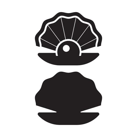 Premium Vector Pearl Oyster Outline Icon