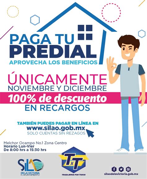 Aprovecha El 100 De Descuento En Recargos Por El Pago De Tu Predial