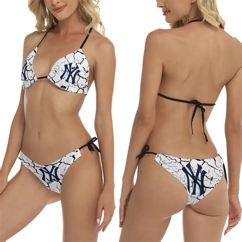 New York Yankees String Bikini Sets 102 Sportique Shop