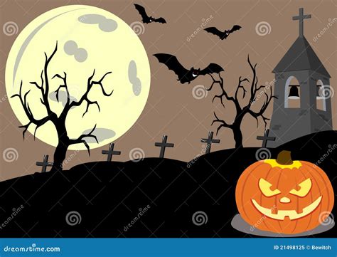 Halloween Night Stock Vector Illustration Of Holiday 21498125