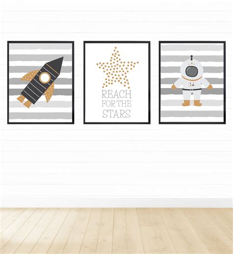 Outer Space Decor Digital Download Printable Wall Art Space | Etsy