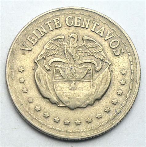 COLOMBIA 20 CENTAVOS 1959 OLD COIN EBay