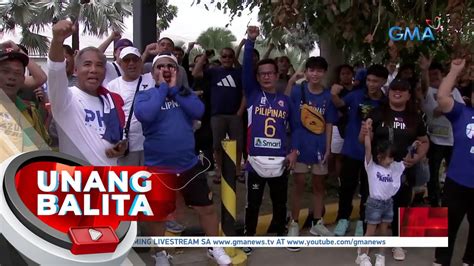 Pinoy Fans Dumagsa Sa Pagbubukas Ng Fiba World Cup Ub Youtube