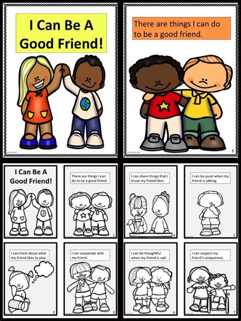 All About Me And My Friends Social Skills Story And Activities