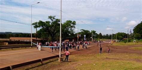 Manifestantes Cortan La Ruta Nacional En Montecarlo Primera Edici N