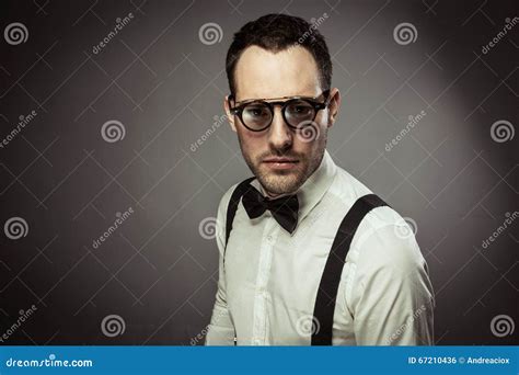 Intense man stock photo. Image of fashion, glass, young - 67210436