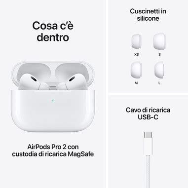 Apple Airpods Pro Con Custodia Di Ricarica Magsafe Usb C E