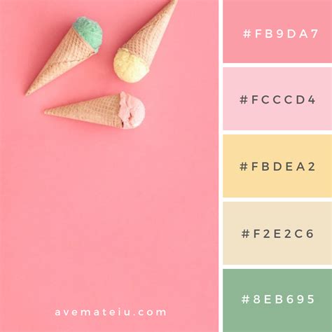 20 Summer Color Palettes And Hex Codes Ave Mateiu Summer Color Palettes Hex Color Palette