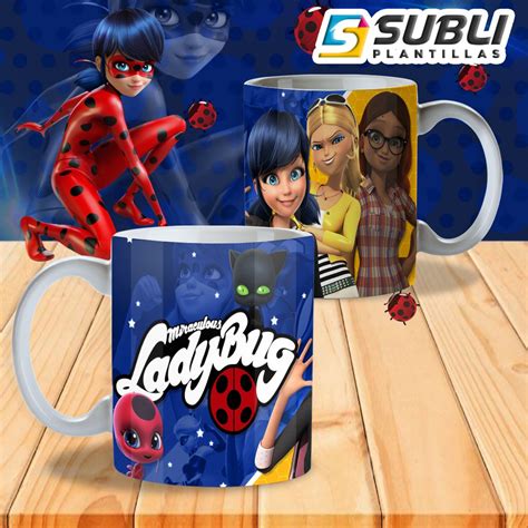 Dise Os Plantillas Para Sublimar Tazas De Ladybug Subliplantillas