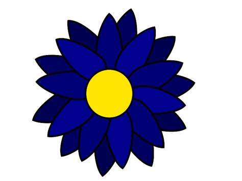 Blue Daisy Clip Art at Clker.com - vector clip art online, royalty free ...