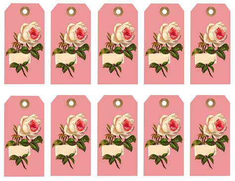 Flower Gift Tags Printable at Kenneth Locke blog