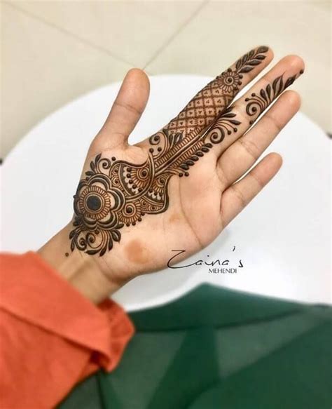 Simple Mehndi Designs for Front & Back Hand - K4 Fashion | Palm henna ...