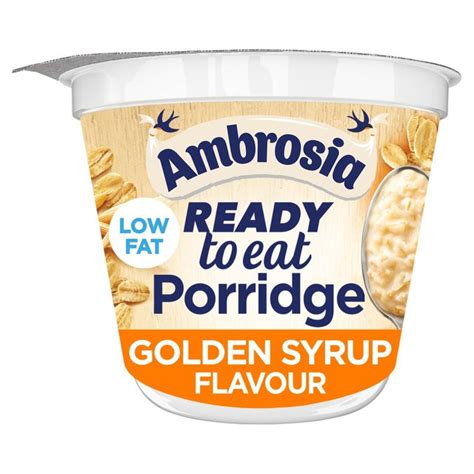 Ambrosia RTE Porridge Golden Syrup | Ocado