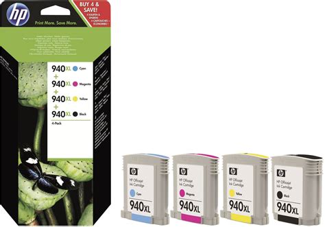 Hp 940 Xl Cartouche D Encre D Origine Jaune C4909ae Cartouche D Imprimante Conrad Fr