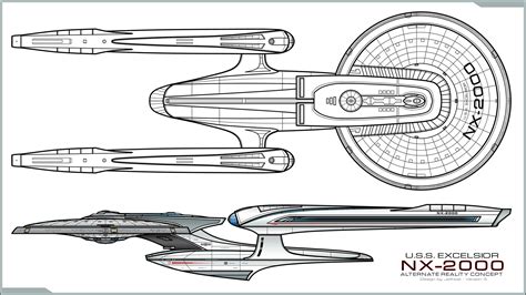 Concept - USS Excelsior by Jetfreak-7 on DeviantArt