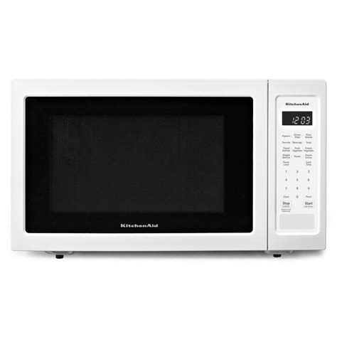 Kitchenaid 16 Cu Ft 1200 Watt Countertop Microwave White At